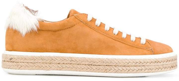 espadrille lace-up sneakers