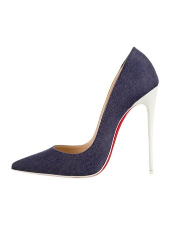 Christian Louboutin So Kate 120 Denim Pumps w/ Tags - Shoes - CHT164266 | The RealReal