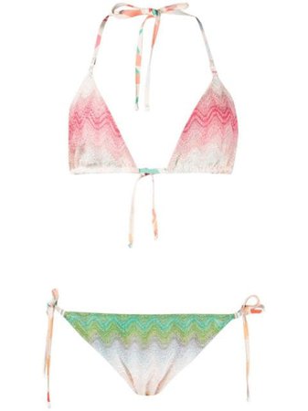Missoni Mare tie-dye Print Knitted Bikini Set - Farfetch