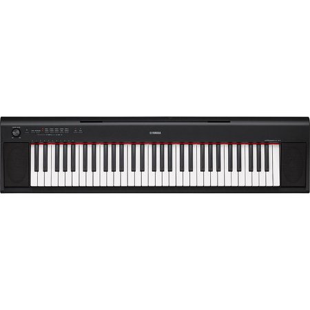 Yamaha NP12 61-Key Entry-Level Piaggero Ultra-Portable Digital Piano Black | Guitar Center