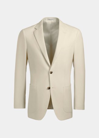 Off-white Havana Cotton Suit, Blazer jacket