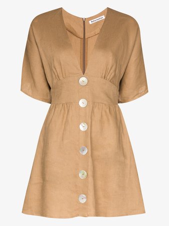 Reformation Flared linen dress | Browns