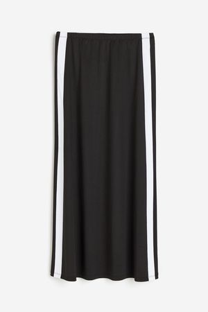 Jersey Maxi Skirt - Black - Ladies | H&M US