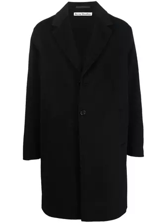 Acne Studios notched-lapels single-breasted Coat - Farfetch