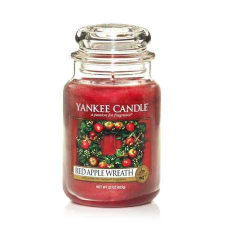 Couronne de pommes rouges Grande jarre - Yankee Candle
