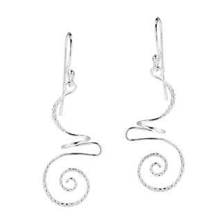 Shop Handmade Cute 3D Mobile Twist Sterling Silver Dangle Earrings (Thailand) - On Sale - Ships To Canada - Overstock - 23503883