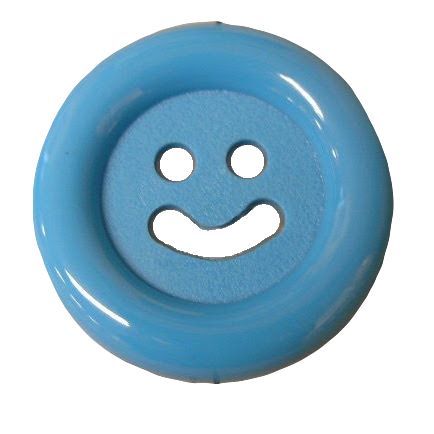 blue smiley button