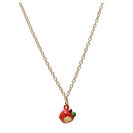 Snow White bitten apple necklace by N2 | Little Moose | Quirky jewellery and playful accessories that raise a smile and stand out from the crowd