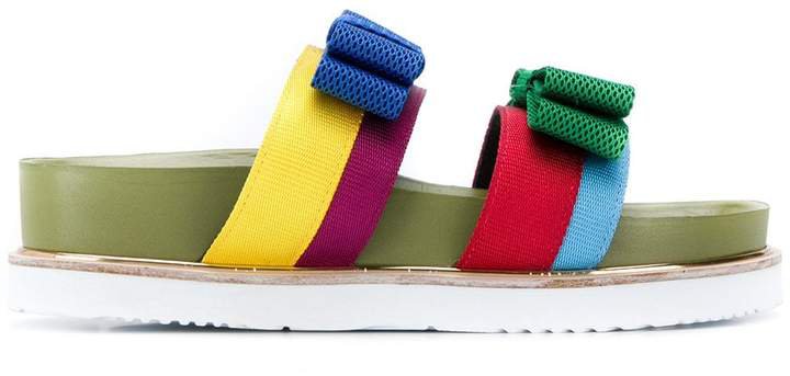 Colour Ribbon Sandals