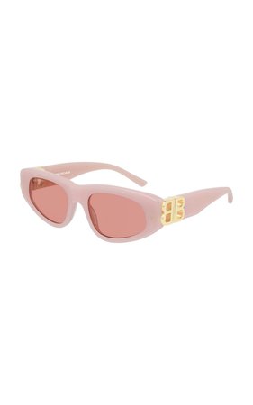 BALENCIAGA Dynasty Cat-Eye Tortoiseshell Sunglasses by Balenciaga | Moda Operandi