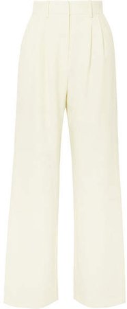A.W.A.K.E. MODE - Artemon Crepe Wide-leg Pants - Cream