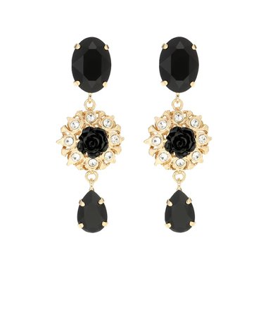 Crystal-Embellished Clip-On Earrings | Dolce & Gabbana - Mytheresa