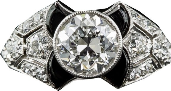 Tiffany Onyx Ring