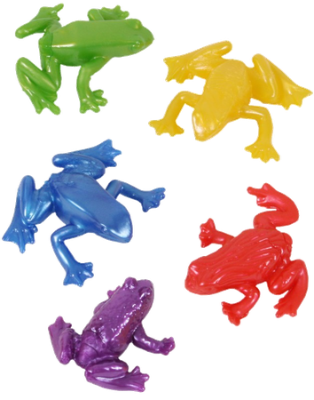 stretchy rubber frogs png toy