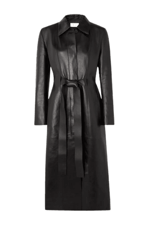 THE ROW - Travis belted leather trench coat