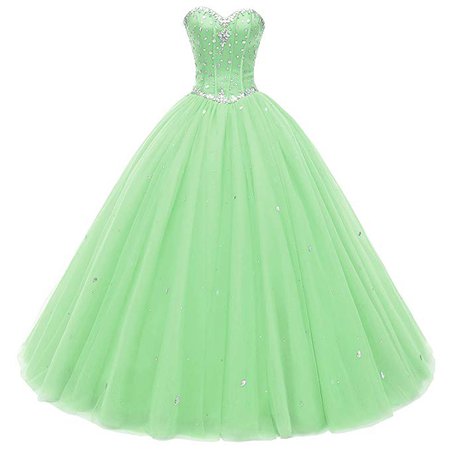 Amazon.com: Beautyprom Women's Sweetheart Ball Gown Tulle Quinceanera Dresses Prom Dress (US2, Black): Clothing