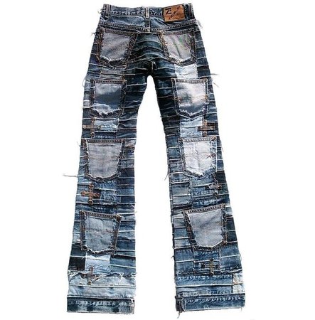 rocker-queen-hardcore-unique-handmade-patch-jeans-pants-26-28-30-32-34-36-jeans.jpg (655×665)