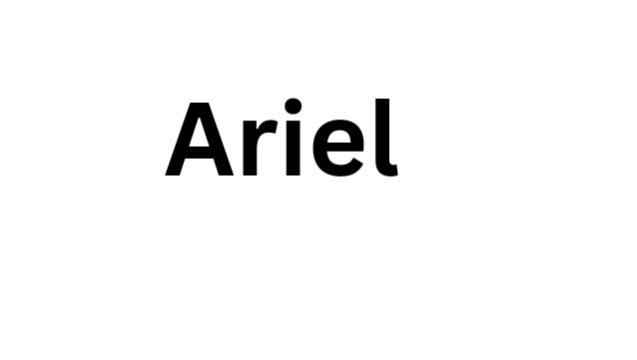 Ariel name tag * PLEASE DON'T USE *