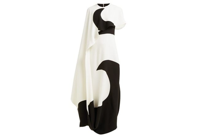 Valentino Black and White Long dress