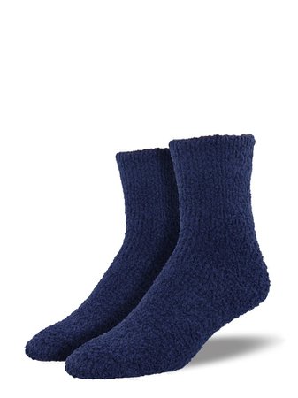 Order Men's Warm Fuzzy Solid Socks | Socksmith