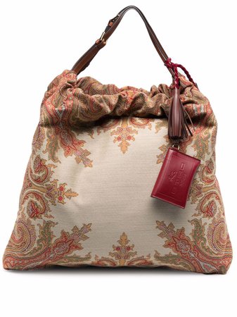 Etro Paisley Cotton Tote Bag - Farfetch