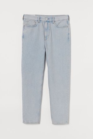 Jeans Relaxed Tapered - Azul denim claro - Men | H&M MX