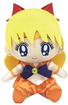Amazon.com: Bandai Pretty Soldier Sailor Moon Sailor Venus Moon Prism Stuffed Toy: Toys & Games
