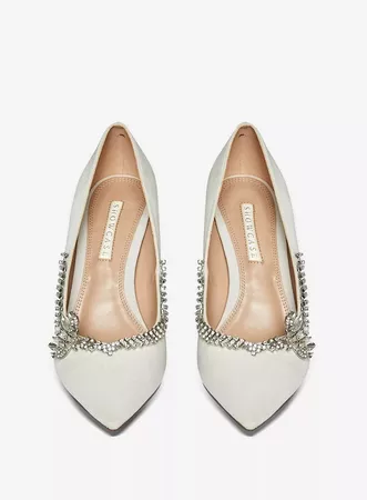 Showcase White ‘Gentle’ Court Shoes | Dorothy Perkins
