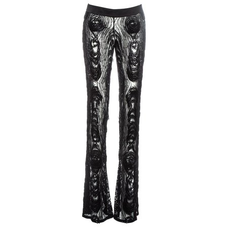 1stDibs Gucci by Tom Ford black silk evening pants