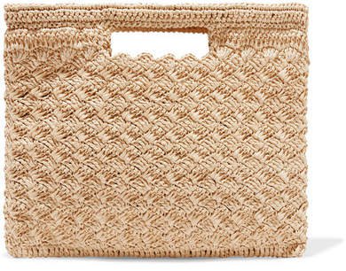 Carrie Forbes - Lucy Woven Faux Raffia Tote - Neutral