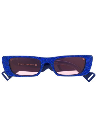 Gucci Eyewear Rhinestone Embellished Sunglasses - Farfetch