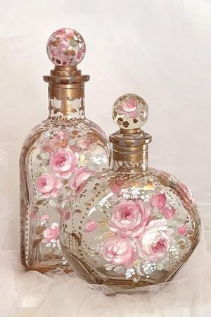 coquette flower bottle perfume