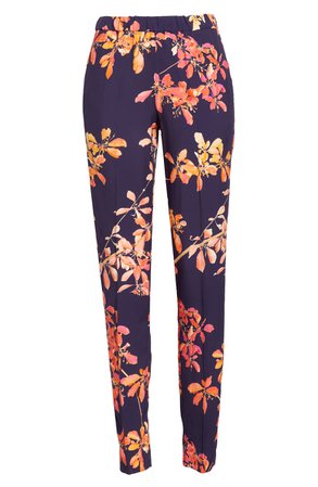 Dries Van Noten Palmira Floral Print Pull-On Pants | Nordstrom