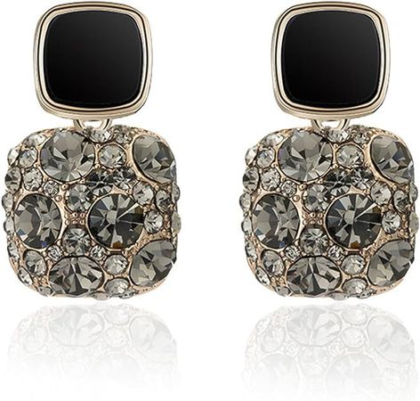 Amazon.com: Black Drop Earrings for Women Teen Girls Gold Earring Stud Post Pierced Earrings Jewelry Gifts: Clothing, Shoes & Jewelry