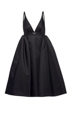 Prada - logo little black dress