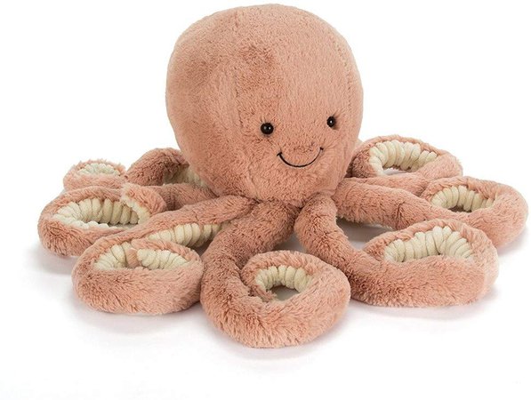 Amazon.com: Jellycat Odell Octopus Stuffed Animal, Large, 22 inches: Toys & Games