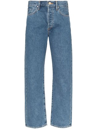 GOLDSIGN The Relaxed straight-leg jeans $295 - Shop AW19 Online - Fast Delivery, Price