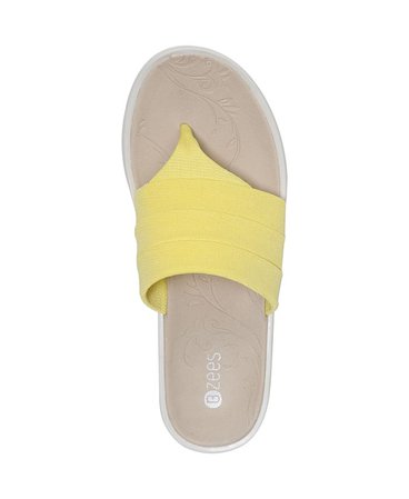 Bzees Dallas Washable Wedge Thong Sandals & Reviews - Sandals - Shoes - Macy's