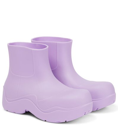 Bottega Veneta - Puddle rubber ankle boots | Mytheresa