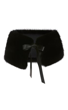 Leather And Fox Fur Stole by Elie Saab | Moda Operandi