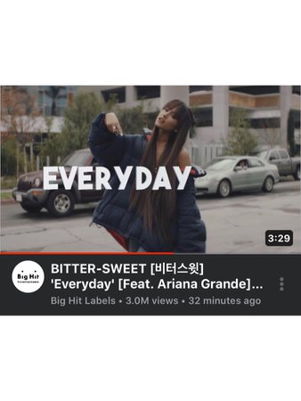 BITTER-SWEET ‘Everyday’ MV