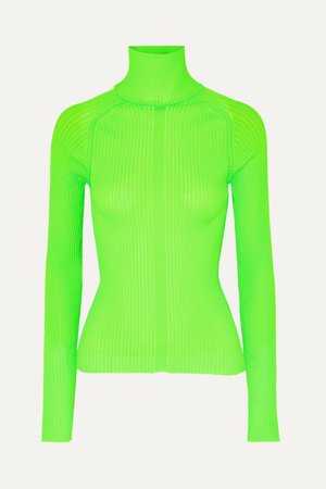 Lime Green Turtle Neck