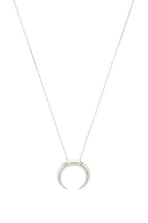 Cayne Crescent Pendant Necklace