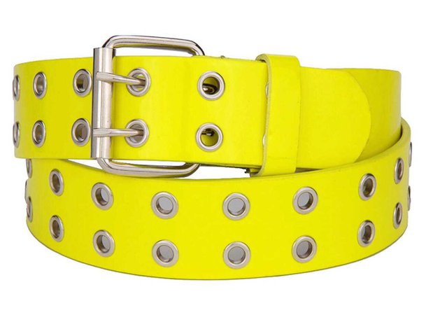 yellow grommet belt