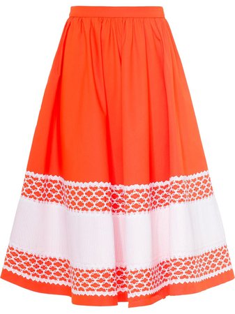 Miu Miu lace-panel Skirt - Farfetch
