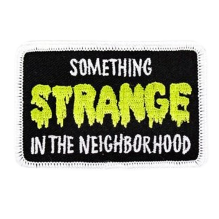 [undeadjoyf] ghostbusters "something strange in the neighborhood" iron-on patch