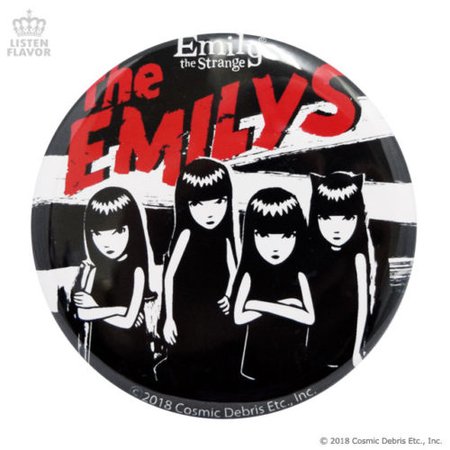 The EMILYS Tin Badge (57mm) Emily the Strange HARAJUKU KAWAII | eBay
