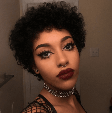 black girl grunge makeup - Google Search
