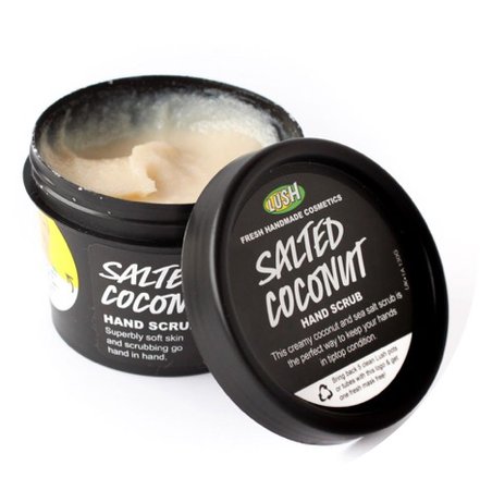 salted coconut scrub