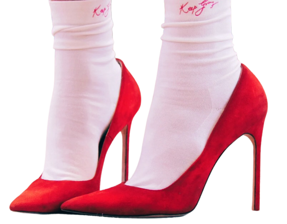 sock with heels